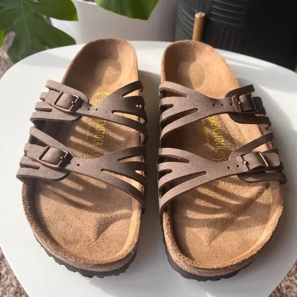 Birkenstock Sandals (Granada), Mocha, Size 42 - Picture 2 of 6